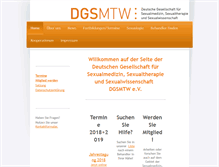 Tablet Screenshot of dgsmtw.de